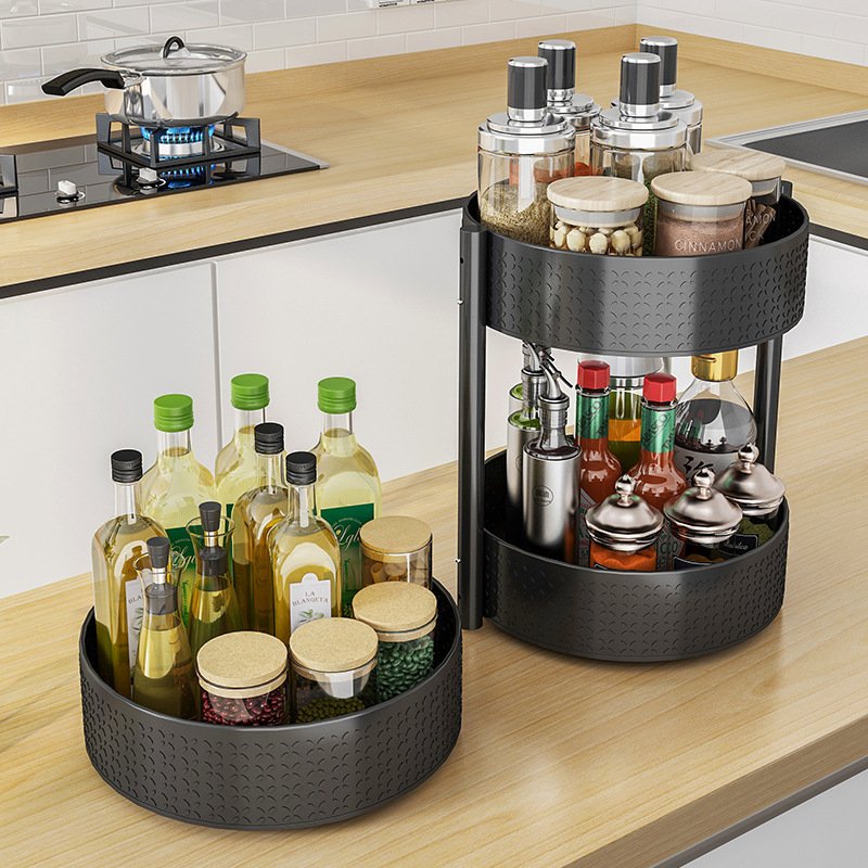Organizador De 2 Niveles Giratorios 360° Lazy Susan - Imagen 2