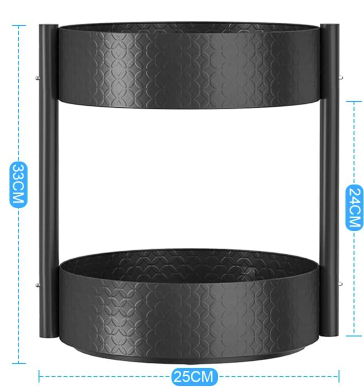 Organizador De 2 Niveles Giratorios 360° Lazy Susan - Imagen 5