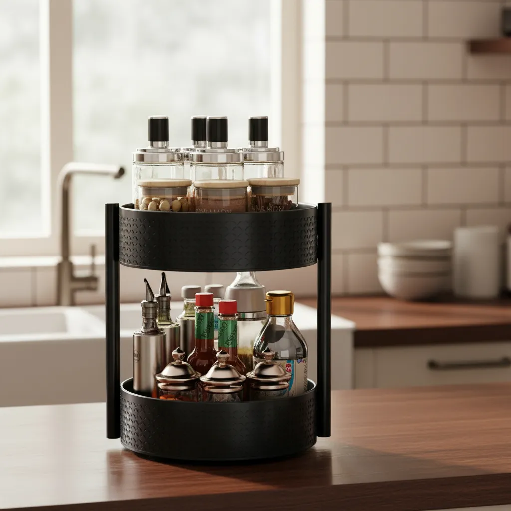 Organizador De 2 Niveles Giratorios 360° Lazy Susan
