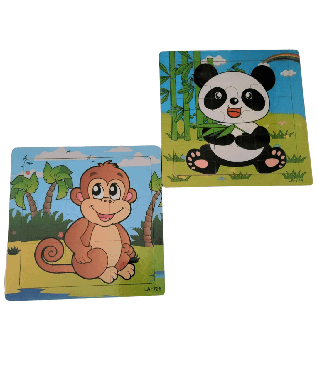 Set 4 Puzzles de Madera 15cm x 15cm - Imagen 2