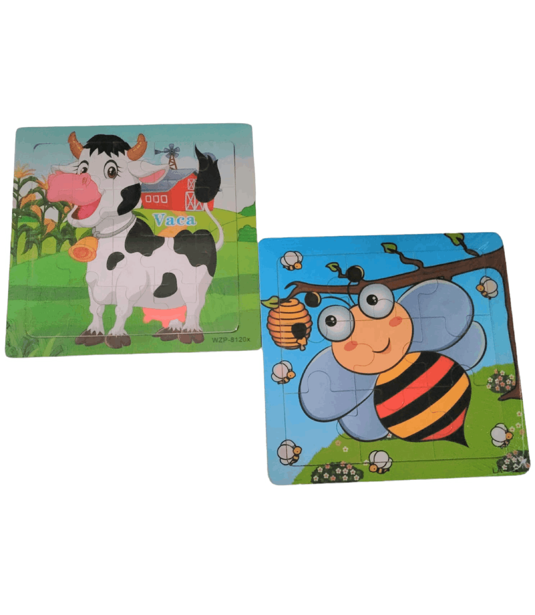 Set 4 Puzzles de Madera 15cm x 15cm - Imagen 4