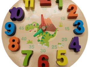 Reloj Didáctico en Madera Montessori