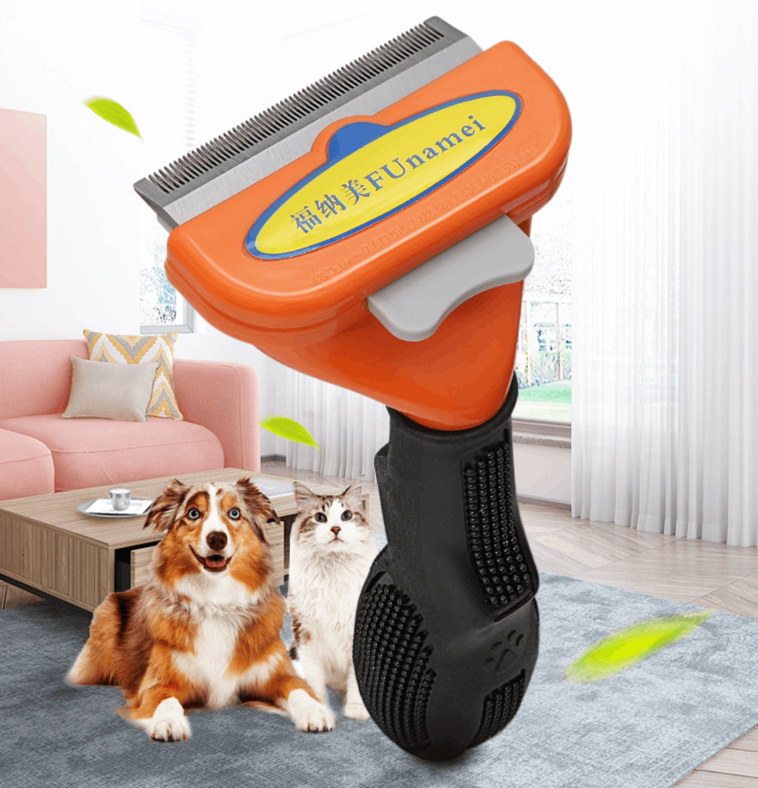 Peine Acicalador Saca Nudos Perro Gato Acero Inox