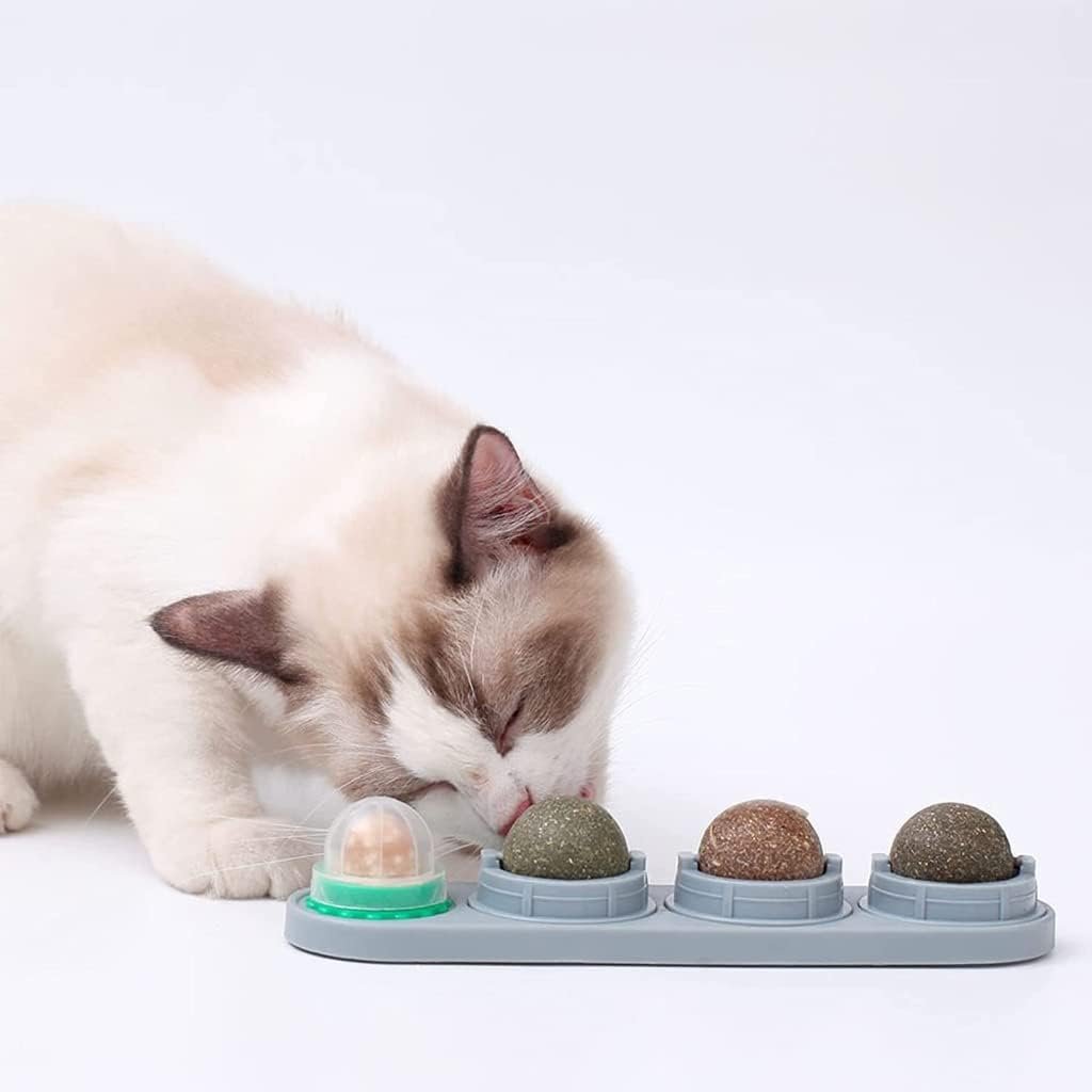 Golosina Yerba Gatera Para Gato 3+1 Spin Ball - Imagen 4