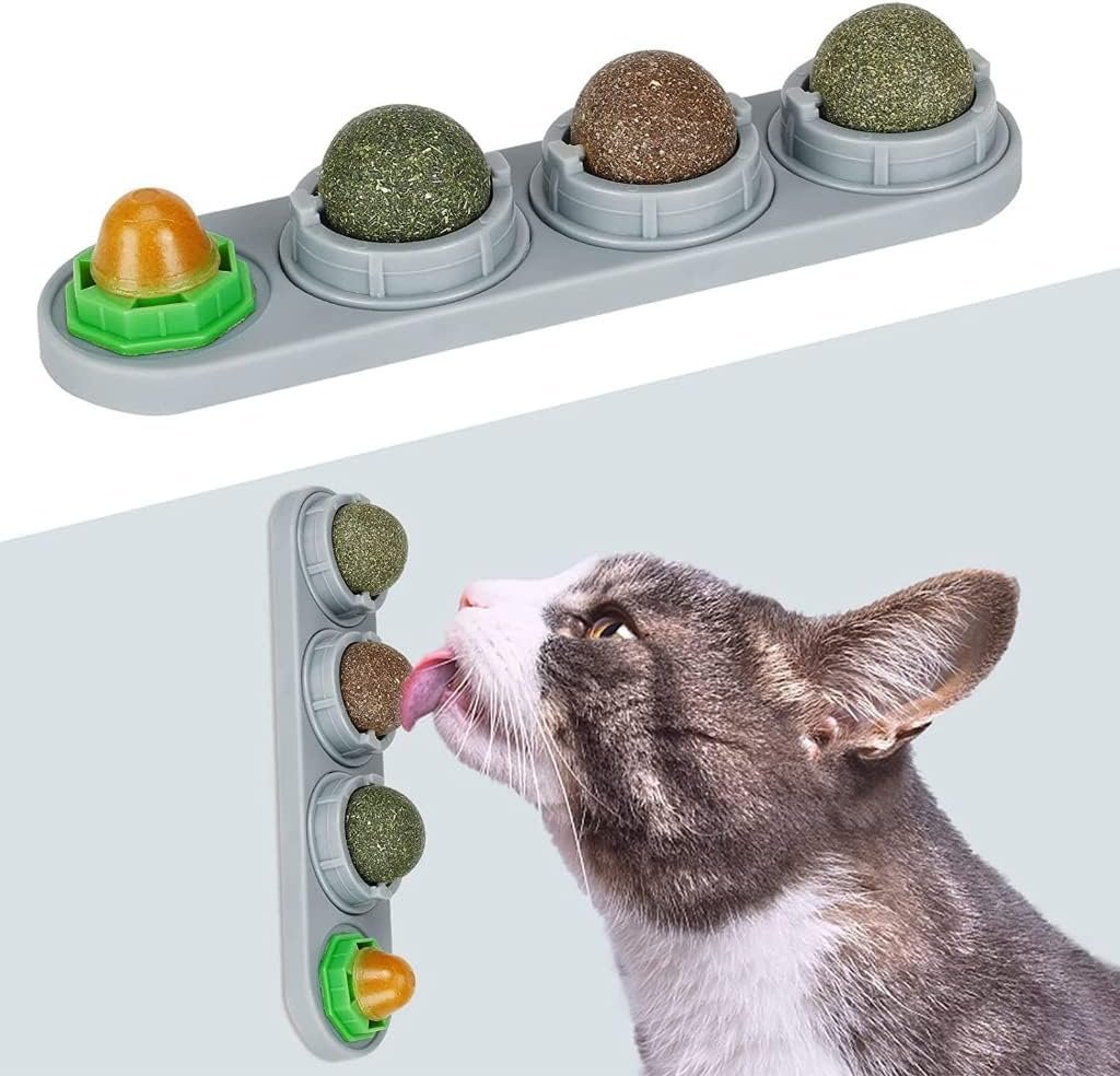 Golosina Yerba Gatera Para Gato 3+1 Spin Ball