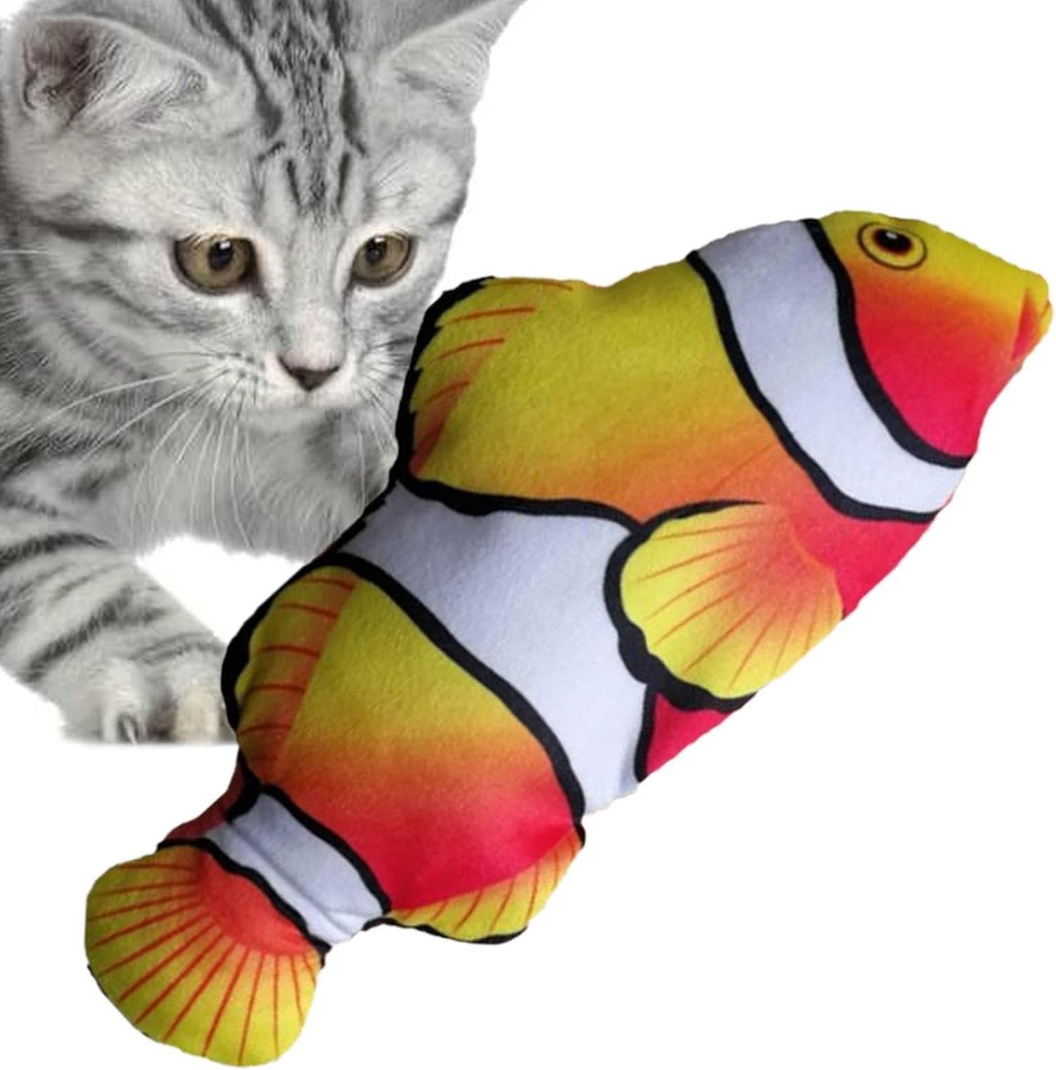Juguete Pescado Con Movimiento Para Gato Recargable USB - Imagen 3