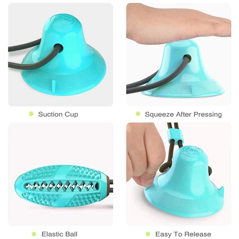 Juguete Dental Con Ventosa Para Perro - Imagen 4