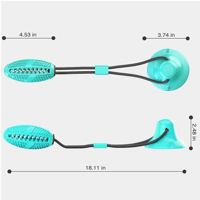 Juguete Dental Con Ventosa Para Perro - Imagen 5