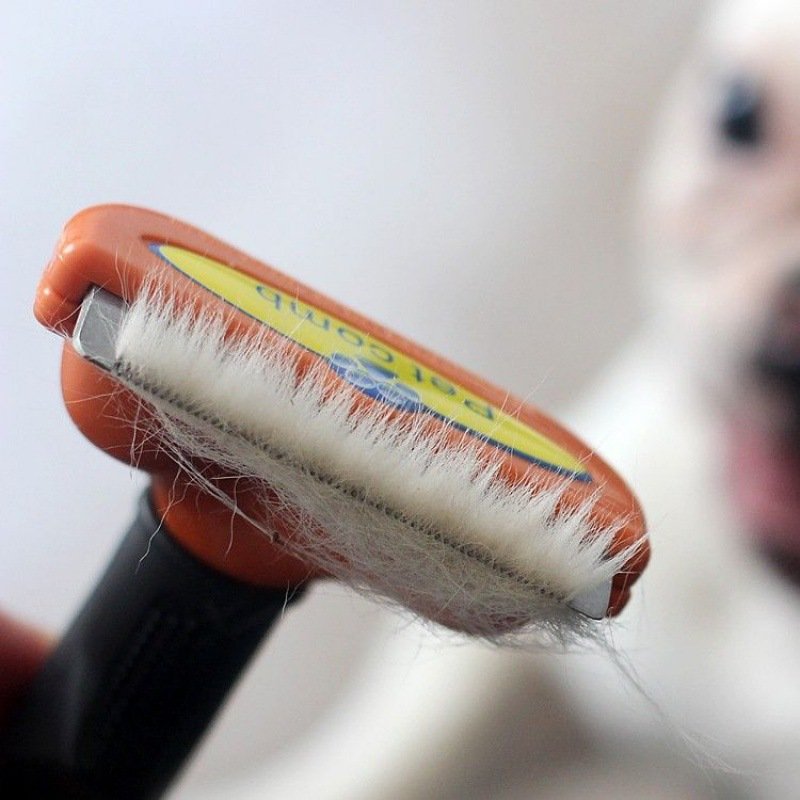 Peine Acicalador Saca Nudos Perro Gato Acero Inox - Imagen 2
