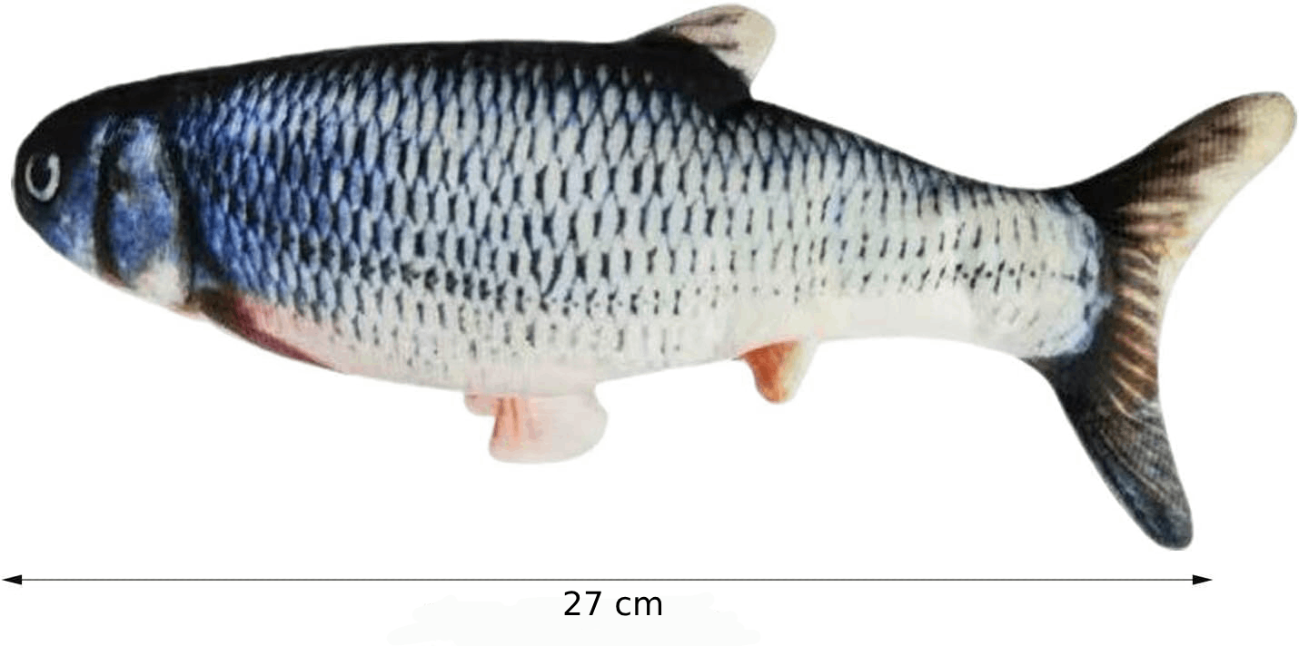 Juguete Pescado Con Movimiento Para Gato Recargable USB - Imagen 5