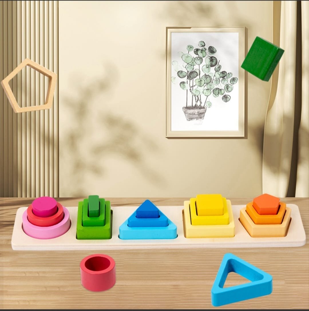 Tablero Geométrico Montessori - Imagen 4