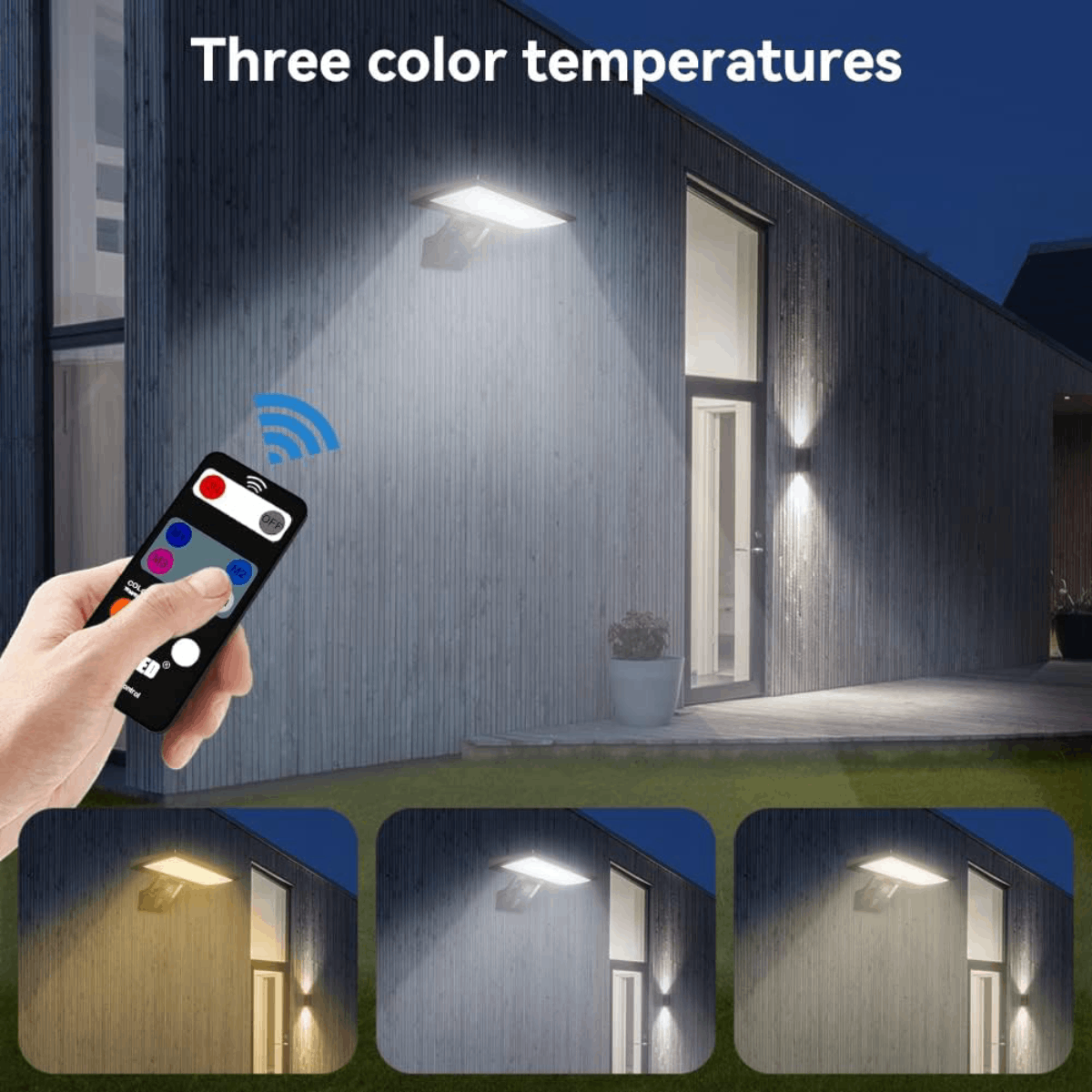 Foco Solar Exterior 80W Con Panel Integrado y Sensor y Carga USB - Imagen 3