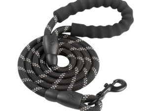 Correa Para Perro Refelectiva Resistente 1.5mts Negra