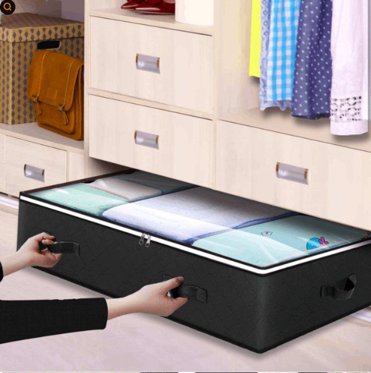 Organizador De Ropa Bajo Cama - 90 Litros - Imagen 4