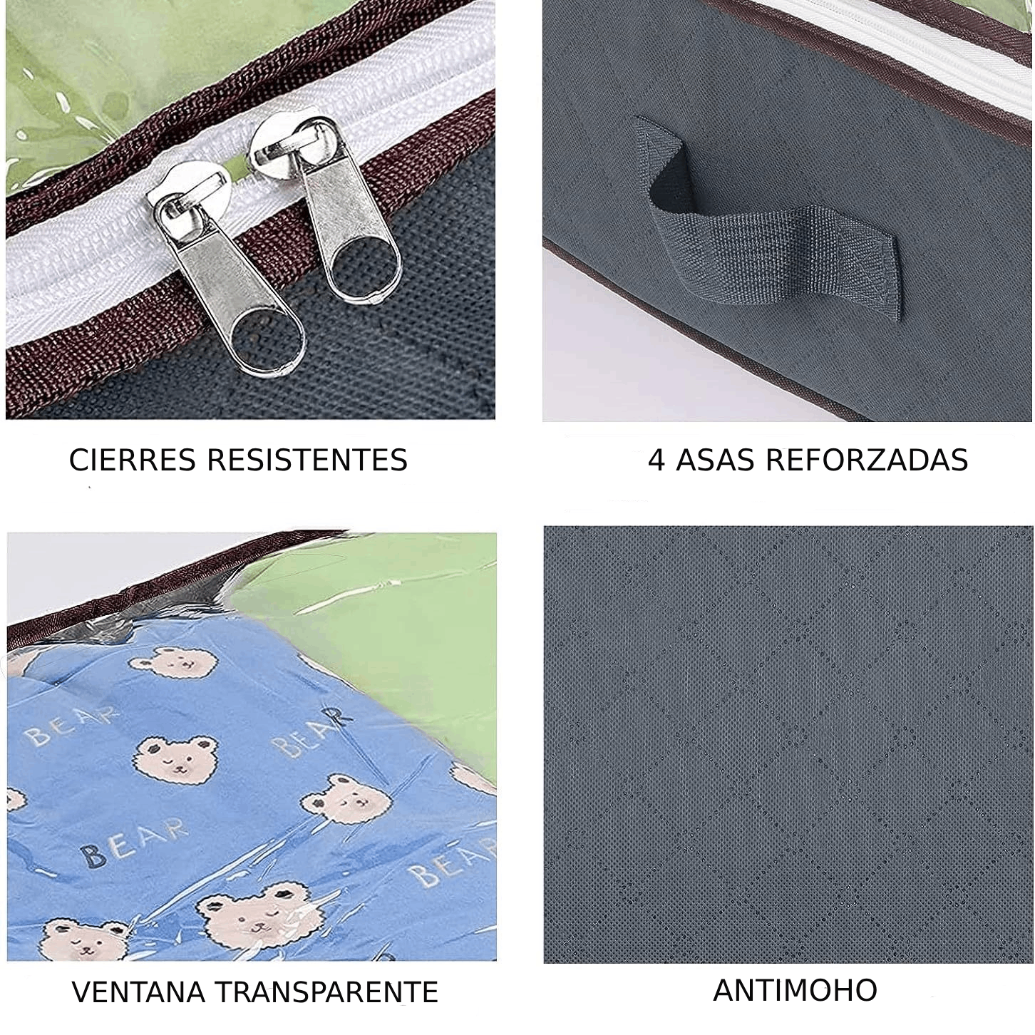 Organizador De Ropa Bajo Cama - 90 Litros - Imagen 5