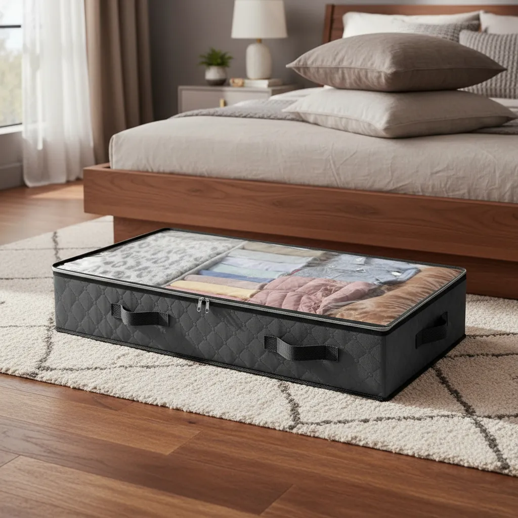 Organizador De Ropa Bajo Cama - 90 Litros