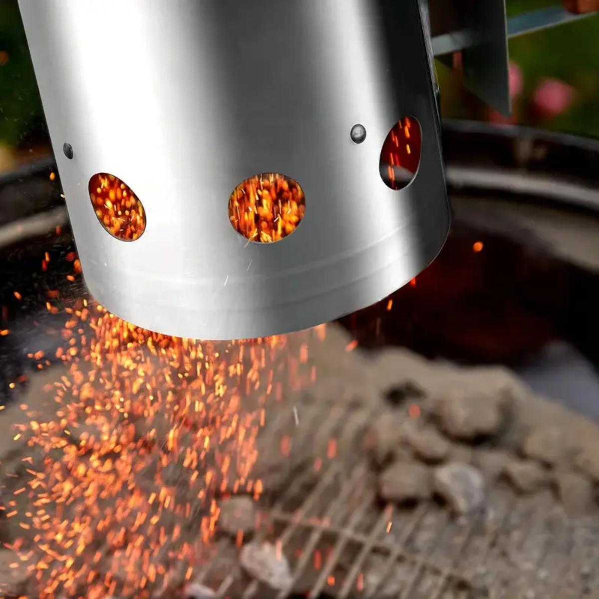 Iniciador De Carbón Parrilla - Encendedor De Carbón - Metal - Imagen 6