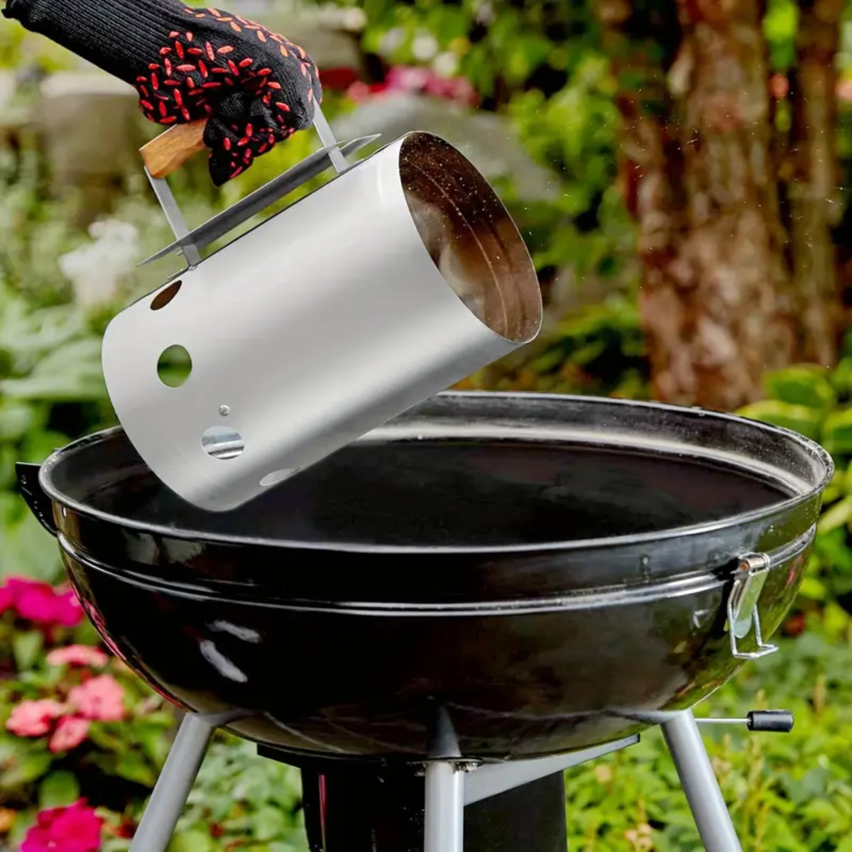 Iniciador De Carbón Parrilla - Encendedor De Carbón - Metal - Imagen 5