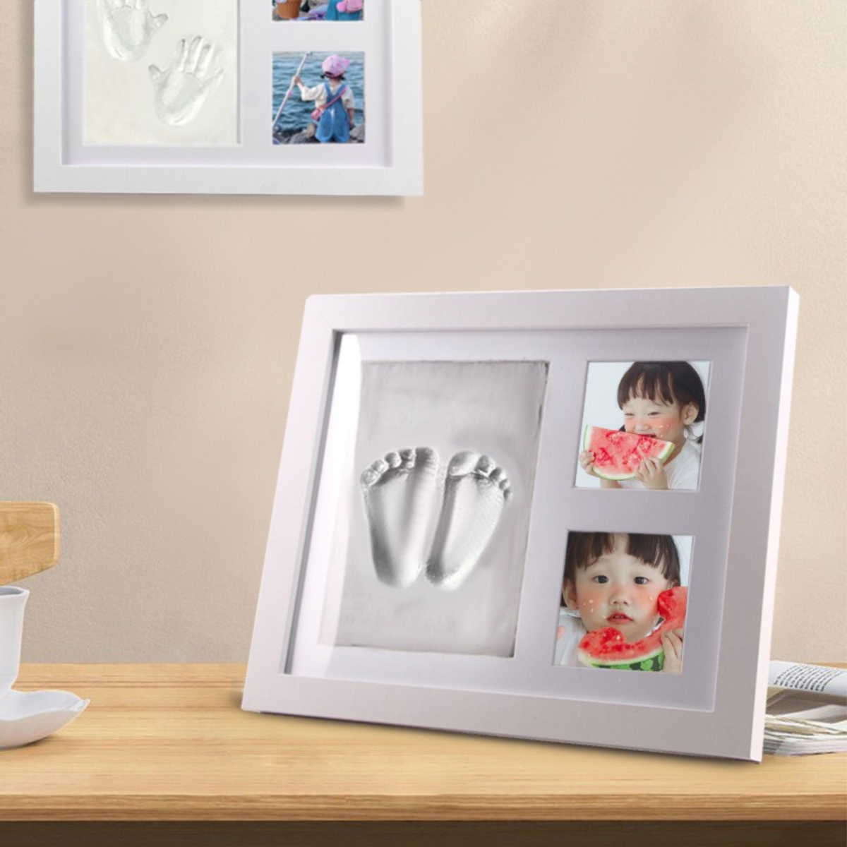 Portarretrato con Huellas para Niños o Mascotas – Recuerdo Perfecto para Siempre - Imagen 4