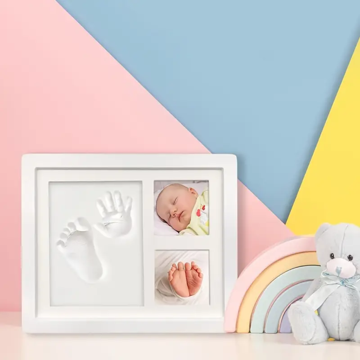 Portarretrato con Huellas para Niños o Mascotas – Recuerdo Perfecto para Siempre - Imagen 2