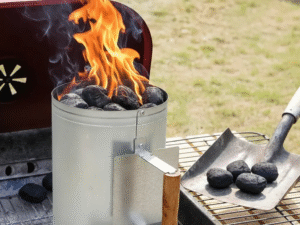 Iniciador De Carbón Parrilla - Encendedor De Carbón - Metal