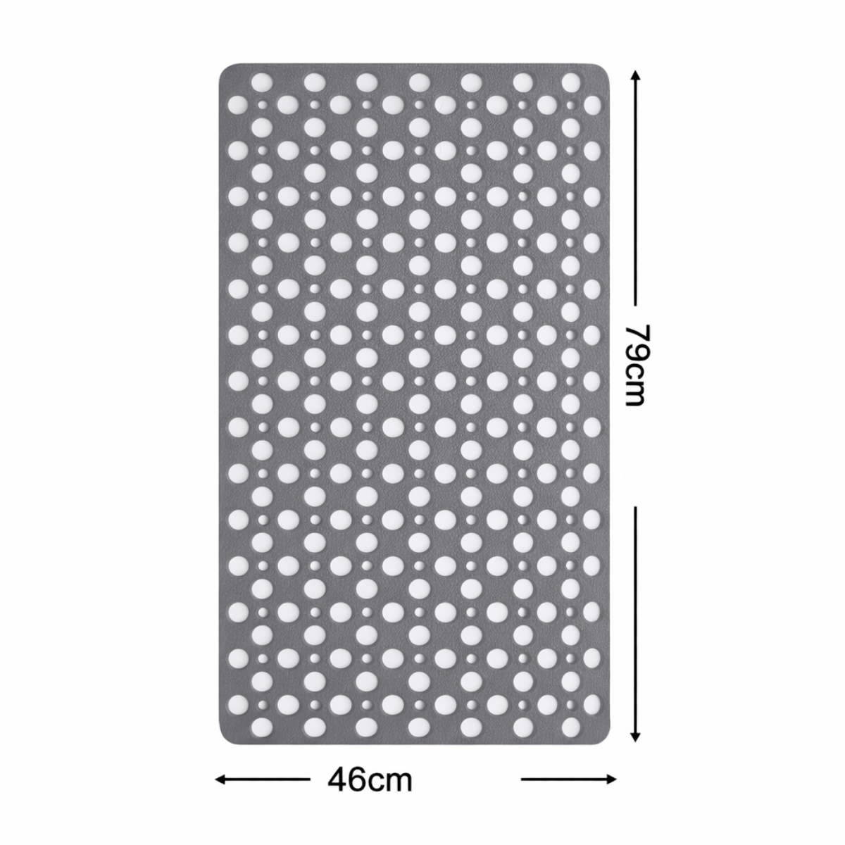 Alfombra Antideslizante Ducha 79x46cm Baño PVC - Imagen 2