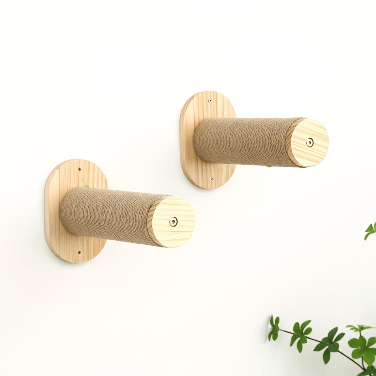 Rascador De Pared Para Gatos Con Hamaca Y Escaladores Sisal - Imagen 3