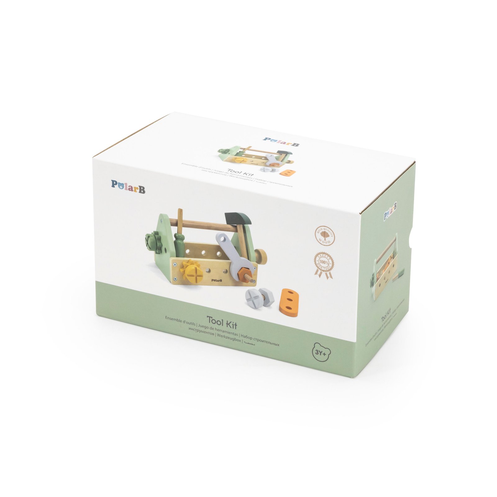 Set Herramientas Madera Niños PolarB 16 Piezas - Imagen 3