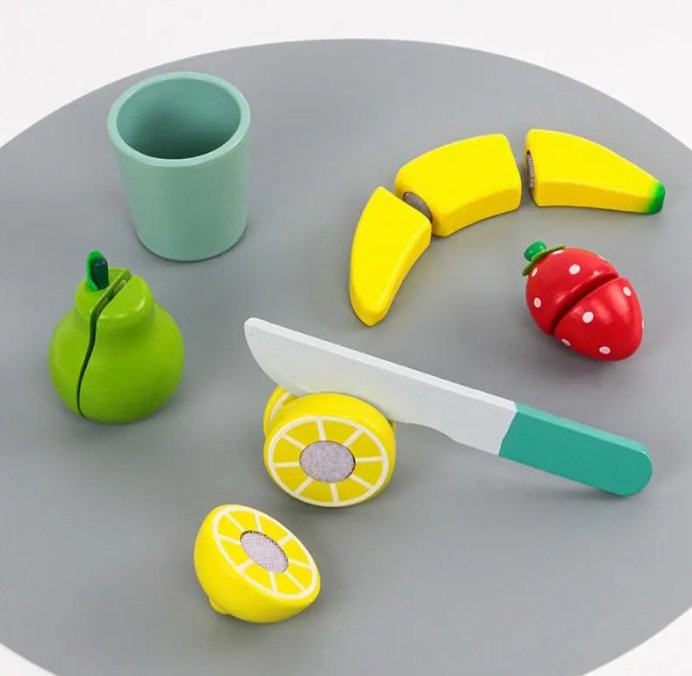 Licuadora De Madera Infantil Con Accesorios - Imagen 3