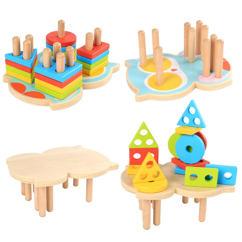 Juego Encastre Madera 16 Piezas Niños - Imagen 3