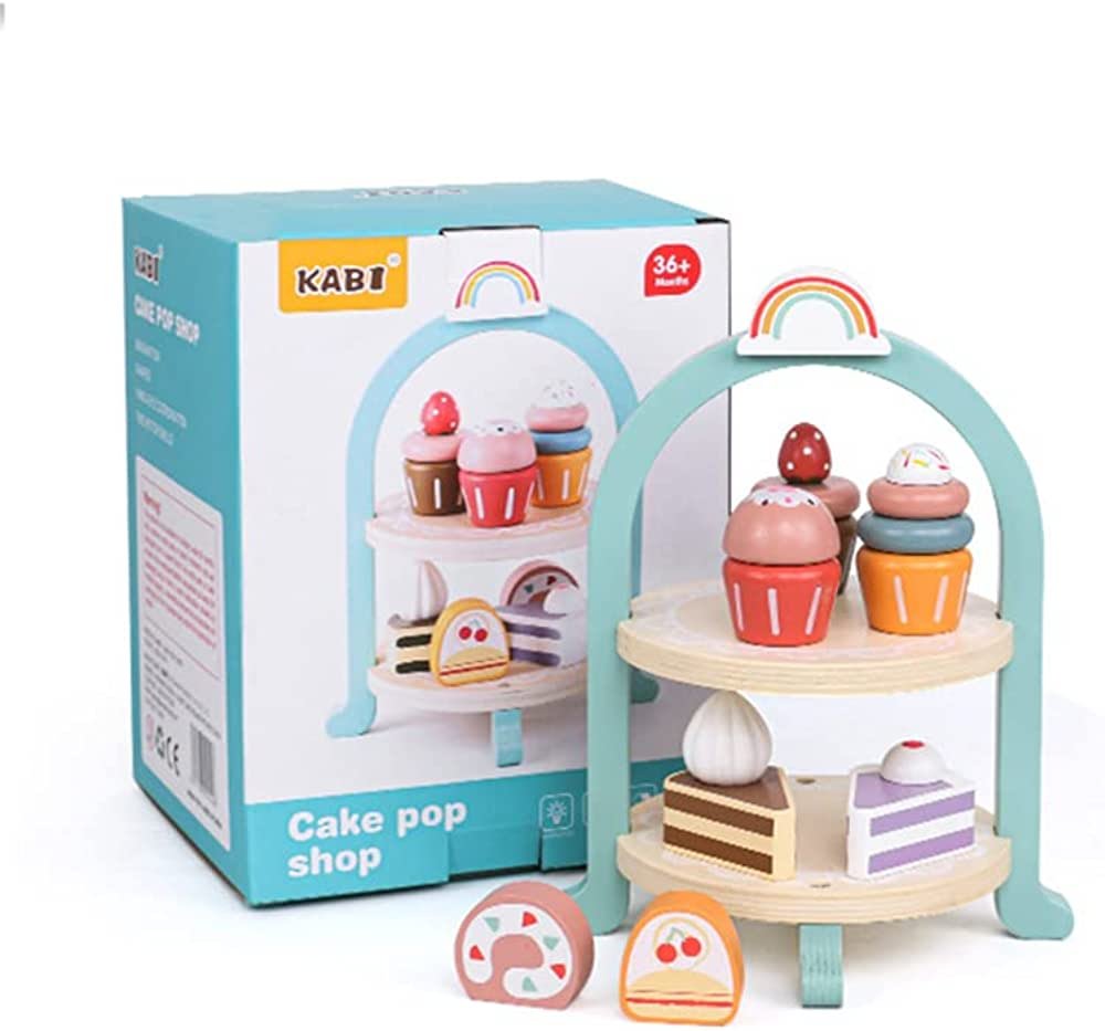 Juego Pasteleria Madera Cupcakes Tortas Niños