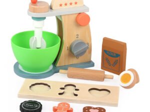 Batidora De Madera Infantil Con Accesorios