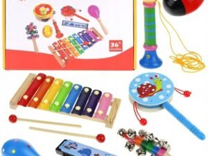 Set Instrumentos Musicales Madera Niño Xilófono